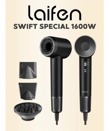 Laifen Hair hair dryer Swift Special with 3 nozzles black