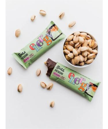 Protein bars BITE Pistachi 12 pcs x 50g - Buy Online on GoSupps.com