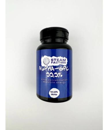 Steam Factors Alpha GPC 99% best choline and alpha GFH 120 capsules 500 mg - Buy Online on GoSupps.com