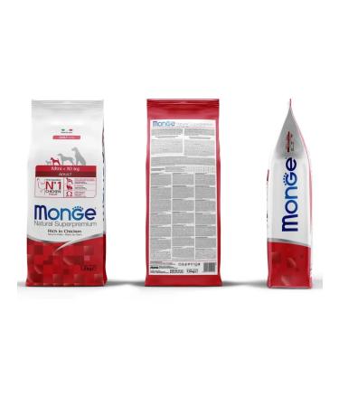 MONGE Mini Adult food for dogs of small breeds with chicken 7.5 kg - Buy Online on GoSupps.com