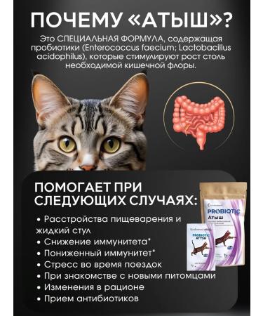 HealthyTail Probiotic for cats ATYSH 10 pcs 2 g - Buy Online on GoSupps.com