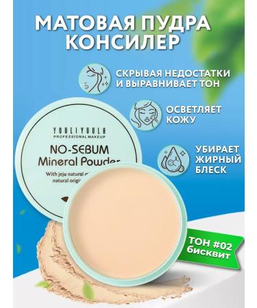 Facial Conceler Powder Mineral Matte Compact