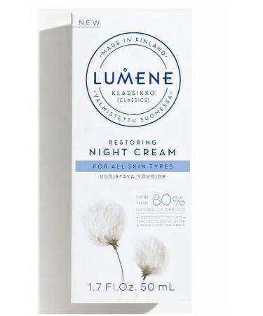 Lumene KLASSIKO Facial Cream Night Restoring 50 ml - Buy Online on GoSupps.com