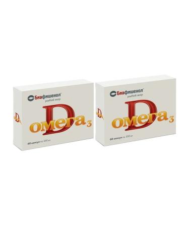 LetoFarm LLC Omega 3 d3 60 capsules 2 pcs