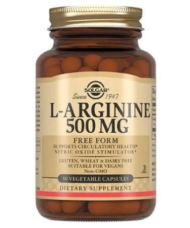 Solgar Inc L-Arginine 50 capsules