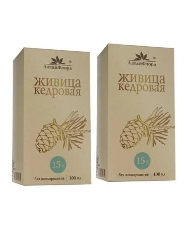 AltaiFlora Kedrovaya Zhivitsa 15% 100ml 2 pcs