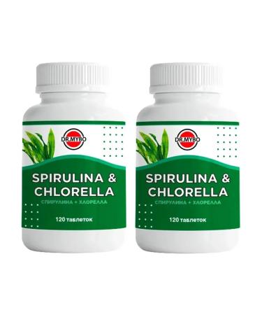 DRMYBO Spirulina+chlorella 120 tablets 2 pcs
