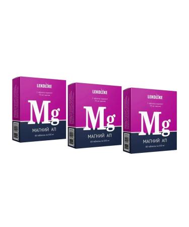LEKOLIKE Magnesium AP 60 tablets 3 pcs