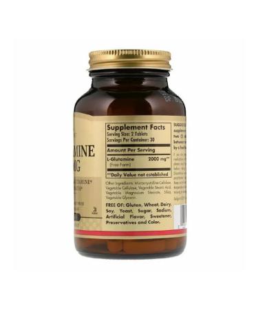 Solgar Inc l-lutamine 60 tablets 2 pcs - Buy Online on GoSupps.com