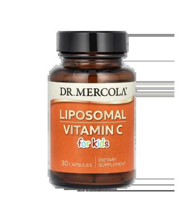 Dr Mercola Liposomal vitamin C for children - 125 mg - 30 capsules