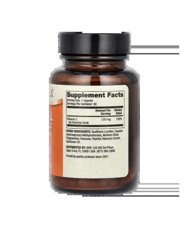 Dr Mercola Liposomal vitamin C for children - 125 mg - 30 capsules - Buy Online on GoSupps.com