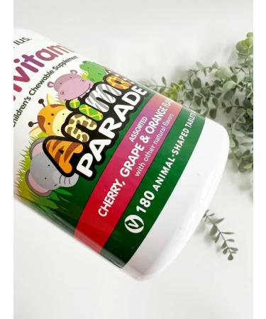 Natures Plus Animal Parade multivitamins for children assorted 180 tab - Buy Online on GoSupps.com