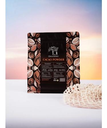 Chocofactory Cocoa powder without sugar alkalized 500 g - Buy Online on GoSupps.com