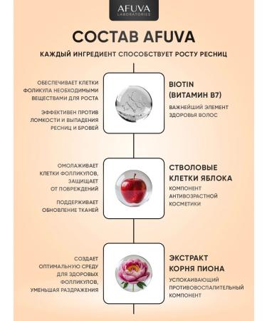 AFUVA Wheezer to grow eyelashes and eyebrows 6 ml - Buy Online on GoSupps.com