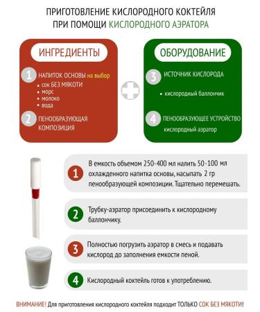 ARDONIO Pipe Aerator Spray for oxygen cocktails - Buy Online on GoSupps.com