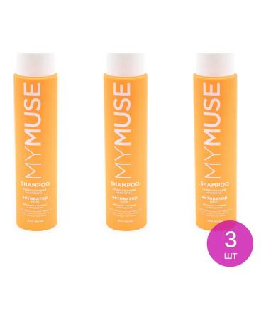 My Muse Women's shampoo strengthening with a collagen 400ml 3 pcs