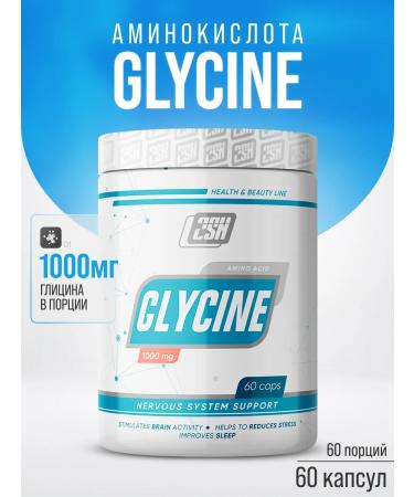 2SN Glycine 1000 mg anti -stress for sleeping 60 capsules