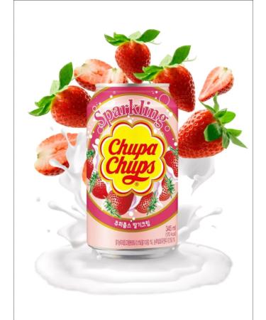 Red Dragon St Petersburg Chupa chups drink strawberries with cream 2 pcs. 345 ml