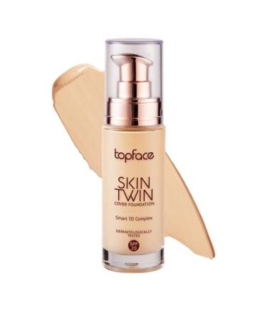 TopFace Skin Twin Cover Foundation Tonal Cream 02 - Buy Online on GoSupps.com