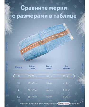 PETstories Denim disposable absorbent male belts s - Buy Online on GoSupps.com