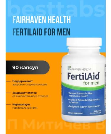 Fairhaven Health Fertilaid for Men - for the health of men 90 capsules