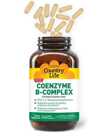 Country Life Coenzyme B-Complex Complex Coenzim B 240 pieces - Buy Online on GoSupps.com