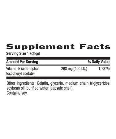 Country Life Vitamin E (Vitamin E) 400iu 60 Capsule - Buy Online on GoSupps.com