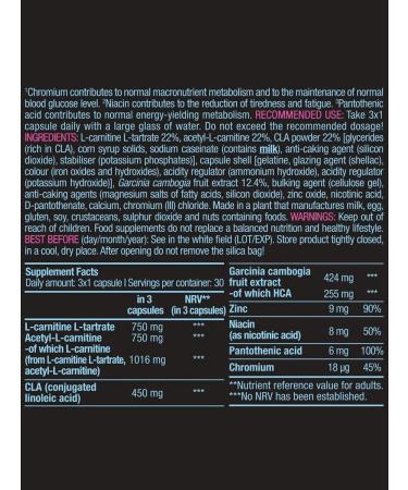 BioTechUSA L carnitin Carni Elite 90 caps - Buy Online on GoSupps.com