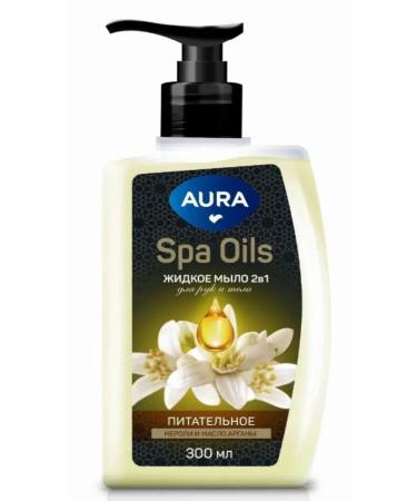 Aura Liquid soap SPA OILS 2B1 for hand 300 ml