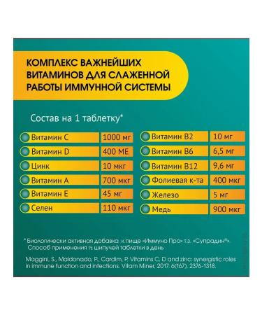 Supradin Immuno pro sparkling tablets 15 pcs - Buy Online on GoSupps.com