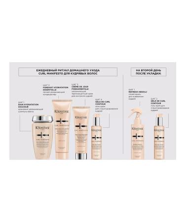 Kerastase Curl Manifesto Salusfund shampoo for curly hair 1l - Buy Online on GoSupps.com