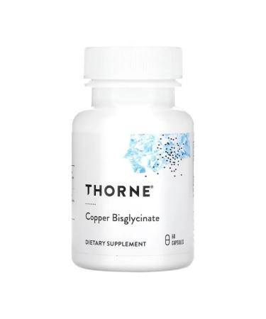 Thorne Research Copper billicinate 60 capsules