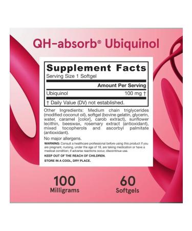 Jarrow Formulas Kilikhinol QH-BSORB 100 mg 60 gel capsules - Buy Online on GoSupps.com