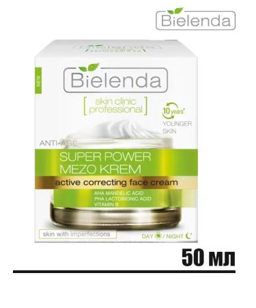 Bielenda Super Power Mezo Active Cream Facial Restoration Day Night