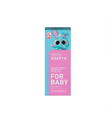 ASEPTA Baby toothpaste children's gel 0-3 years 50ml 3 pcs - Buy Online on GoSupps.com
