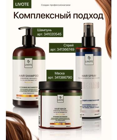 LIVOTE Balm air conditioning for hair intensive recovery - Buy Online on GoSupps.com