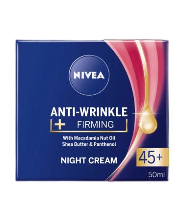 NIVEA Anti -aging night face cream 45+ against wrinkles 50 ml - Buy Online on GoSupps.com