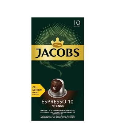 jaCobs Coffee in Espresso 10 Intenso capsules 10x5g