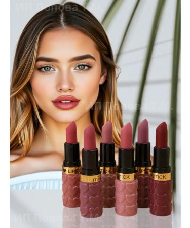 Topshop Lipstick lip matte persistent set 6 pcs - Buy Online on GoSupps.com
