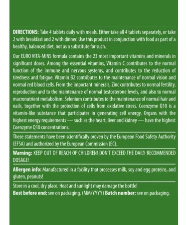 Scitec Nutrition EURO VITAMIns 120 vitamins - Buy Online on GoSupps.com