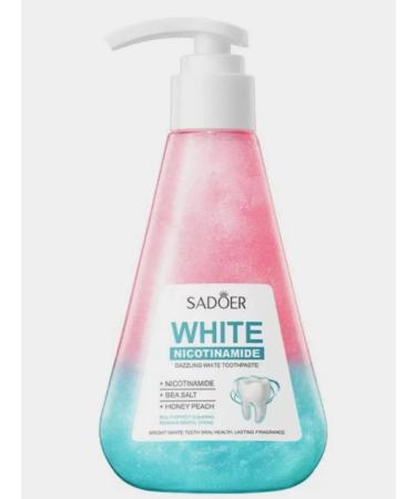 sadoer Toothpaste with a dispenser whitening with nicotinamide