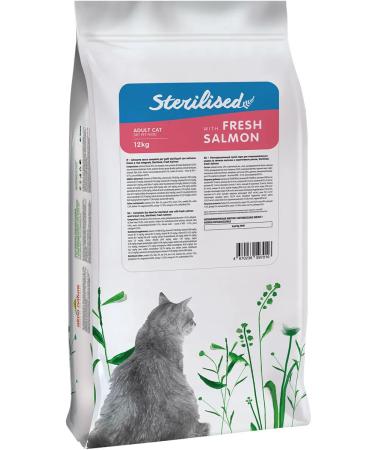 Almo Nature Dry Holistic food for sterilized cats salmon 12kg - Buy Online on GoSupps.com