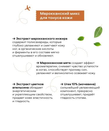 PLANETA ORGANICA Feet cream from fatigue cooling with urea 10% 9 pcs - Buy Online on GoSupps.com