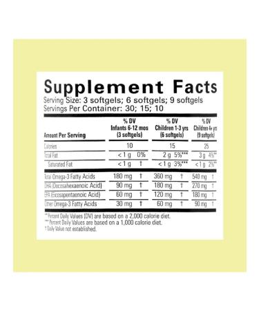 ChildLife Omega 3 for children (Pure dha) 180 mg 90 capsules - Buy Online on GoSupps.com