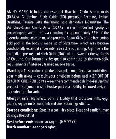 Scitec Nutrition Amino acid complex Amino Magic 500 g orange - Buy Online on GoSupps.com