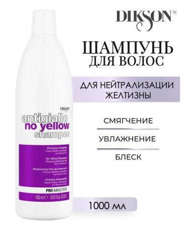 Dixson Promaster no yellow shampoo against yellowness of hair 1000 ml