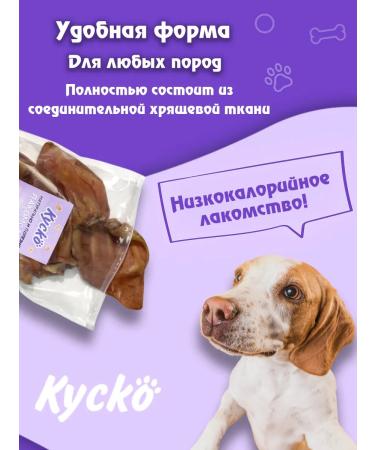 Kysko Pork ears 2 pieces. The treats for dogs - Buy Online on GoSupps.com