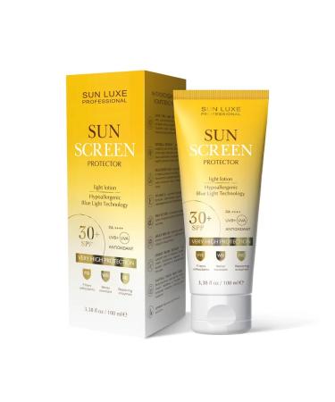 Sun Luxe Professional Sunscreen for the face and body SPF 30 - Buy Online on GoSupps.com