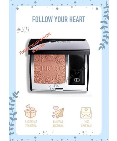 Dior Rumyan Facial Rouge Blush 211 Precious Rose makeup