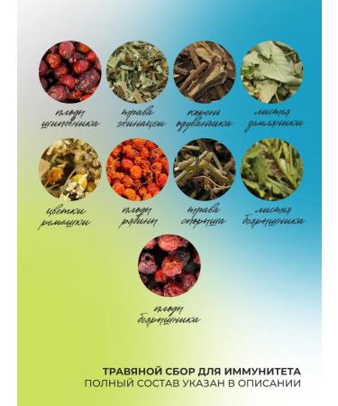 Herbal collection for immunity 50 g of phytochas from colds - Buy Online on GoSupps.com